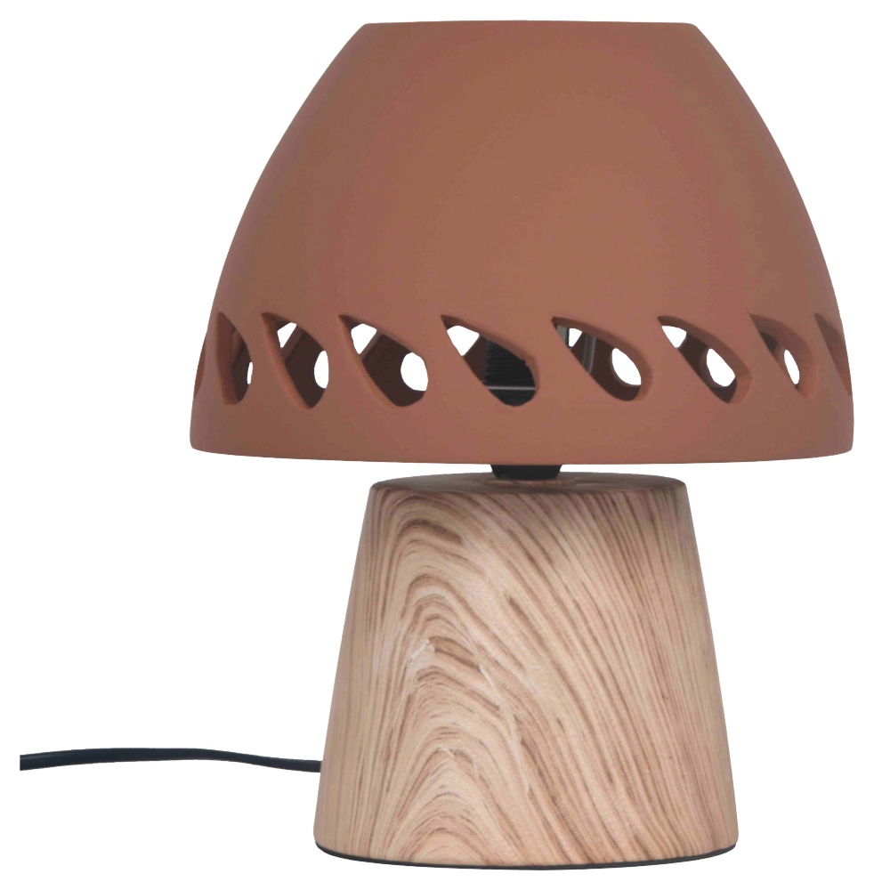 Lampe en céramique Victor terracotta - SEYNAVE