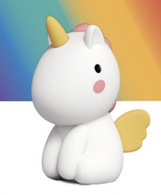 Lampe led électra blanc/rose/jaune