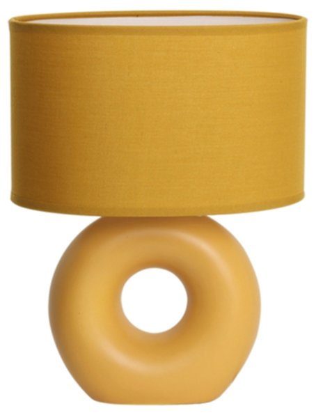 Lampe à poser Doonust Céramique/textile H.32,5x25cm Pécan - SEYNAVE
