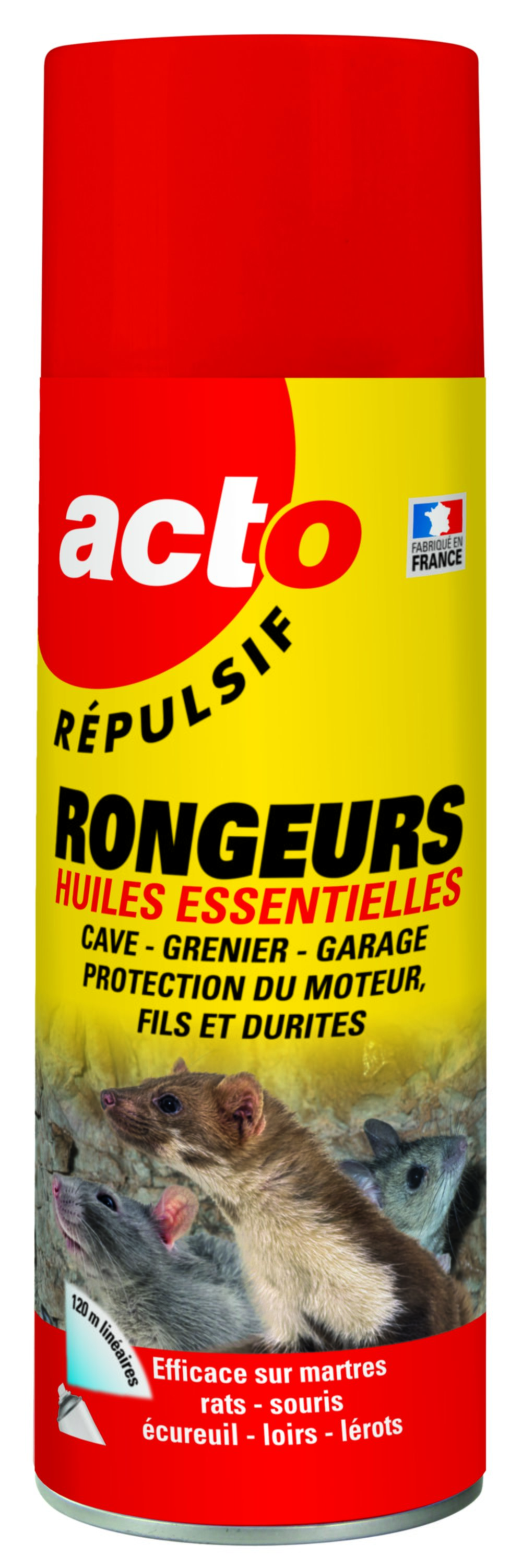 Répulsif rongeurs aux huiles essentielles - 400 ml - RETRO