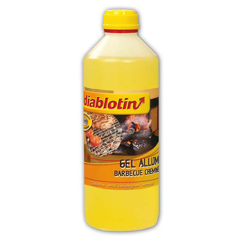 Gel allume barbecue et cheminée 1L - DIABLOTIN 