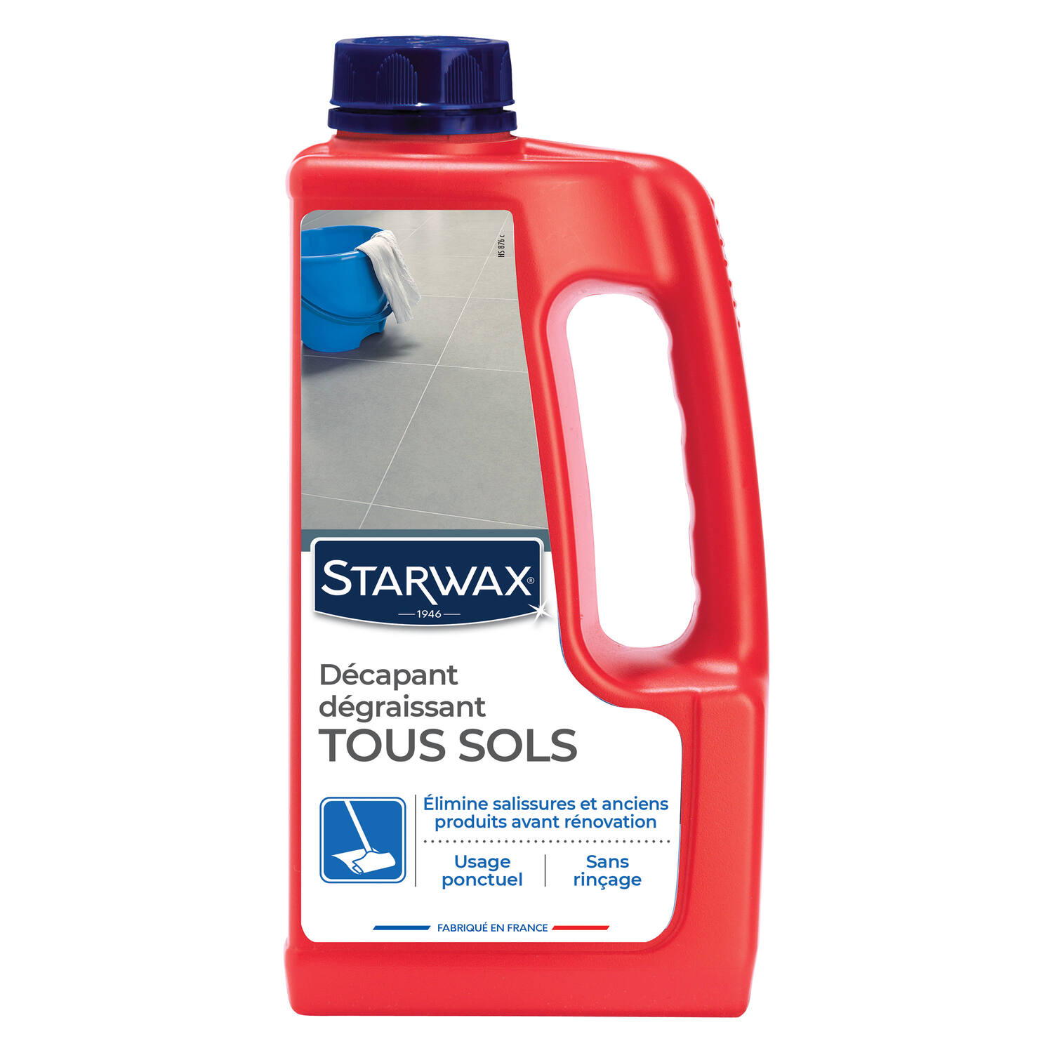 Décapant avant rénovation pour sols intérieurs 1L - STARWAX