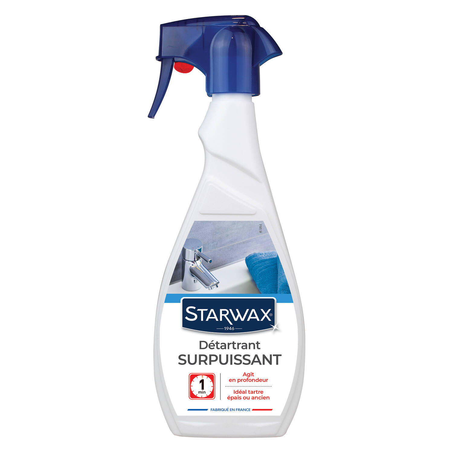 Détartrant surpuissant pour salle de bains 500ml - STARWAX