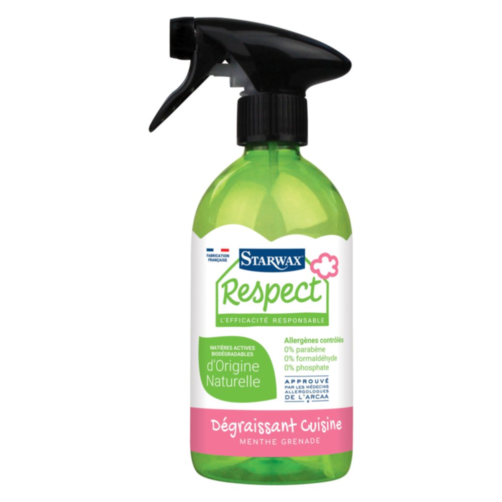 Spray dégraissant cuisine 500ml menthe grenade - STARWAX