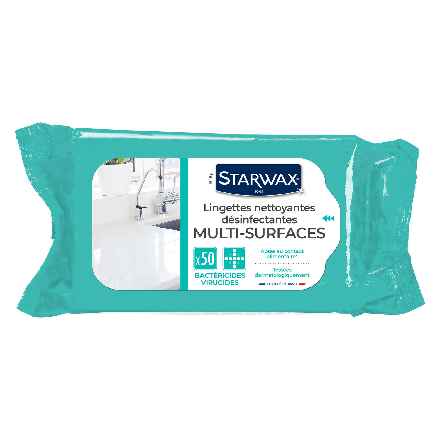 Lingettes nettoyantes & désinfectantes - STARWAX