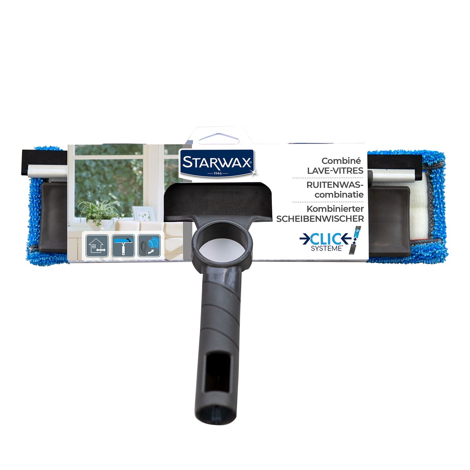 Combiné lave-vitres Clic système X1 - STARWAX