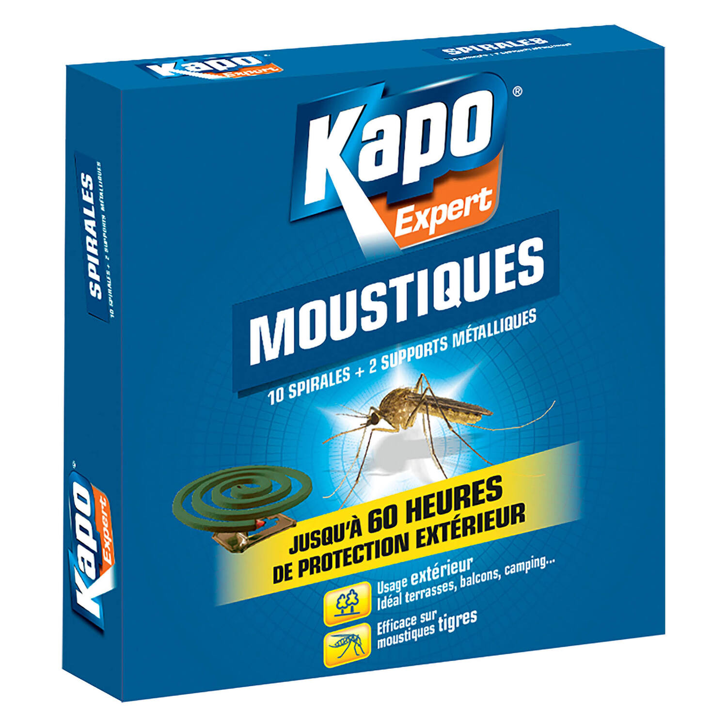 10 spirales anti-moustiques - KAPO