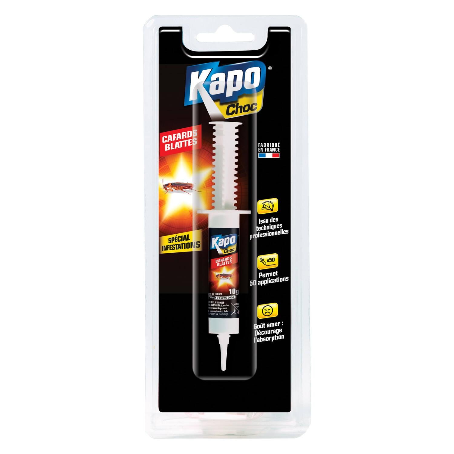 Seringue contre cafards et blattes 10gr - K.PRO
