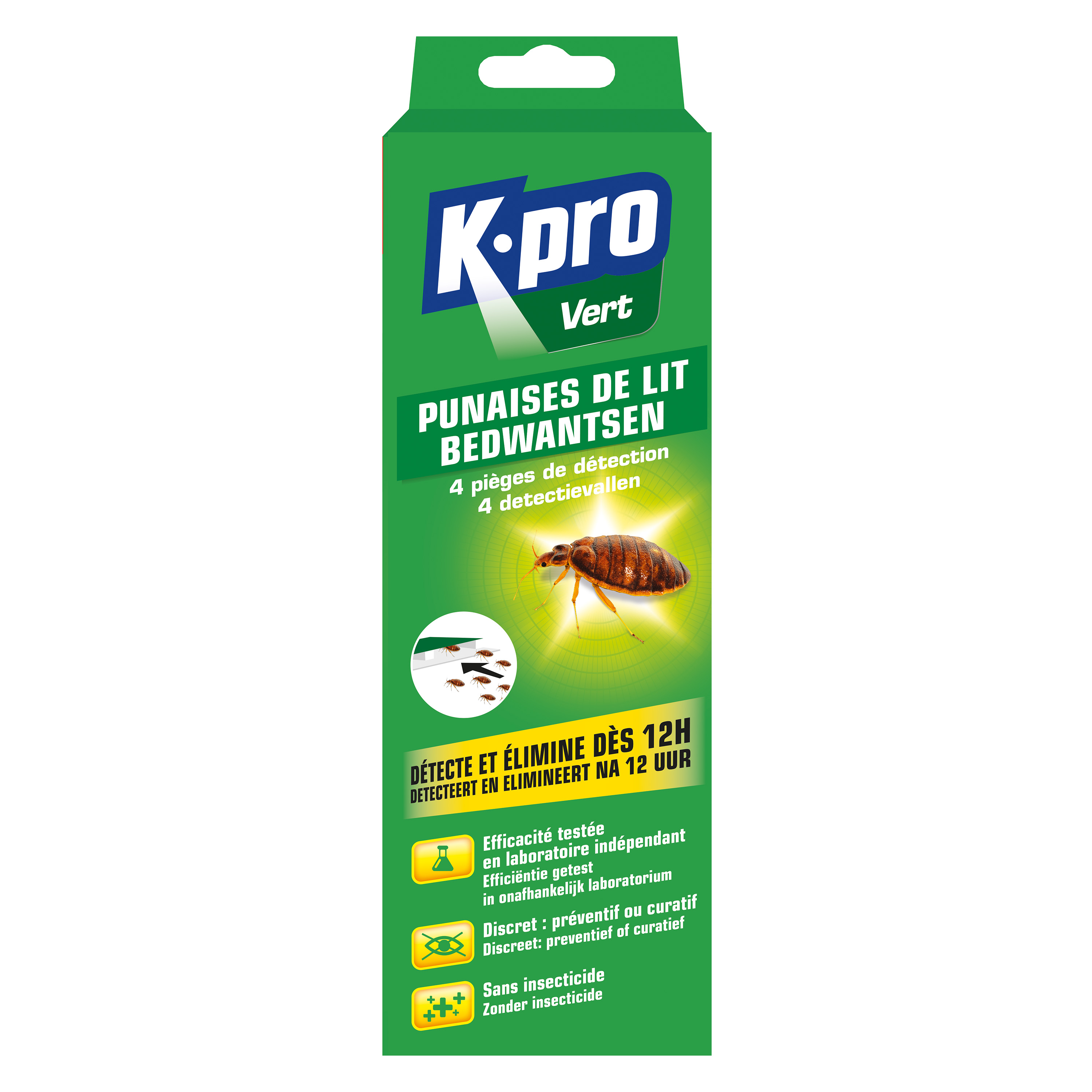 4 Pièges à punaises de lit - K.PRO