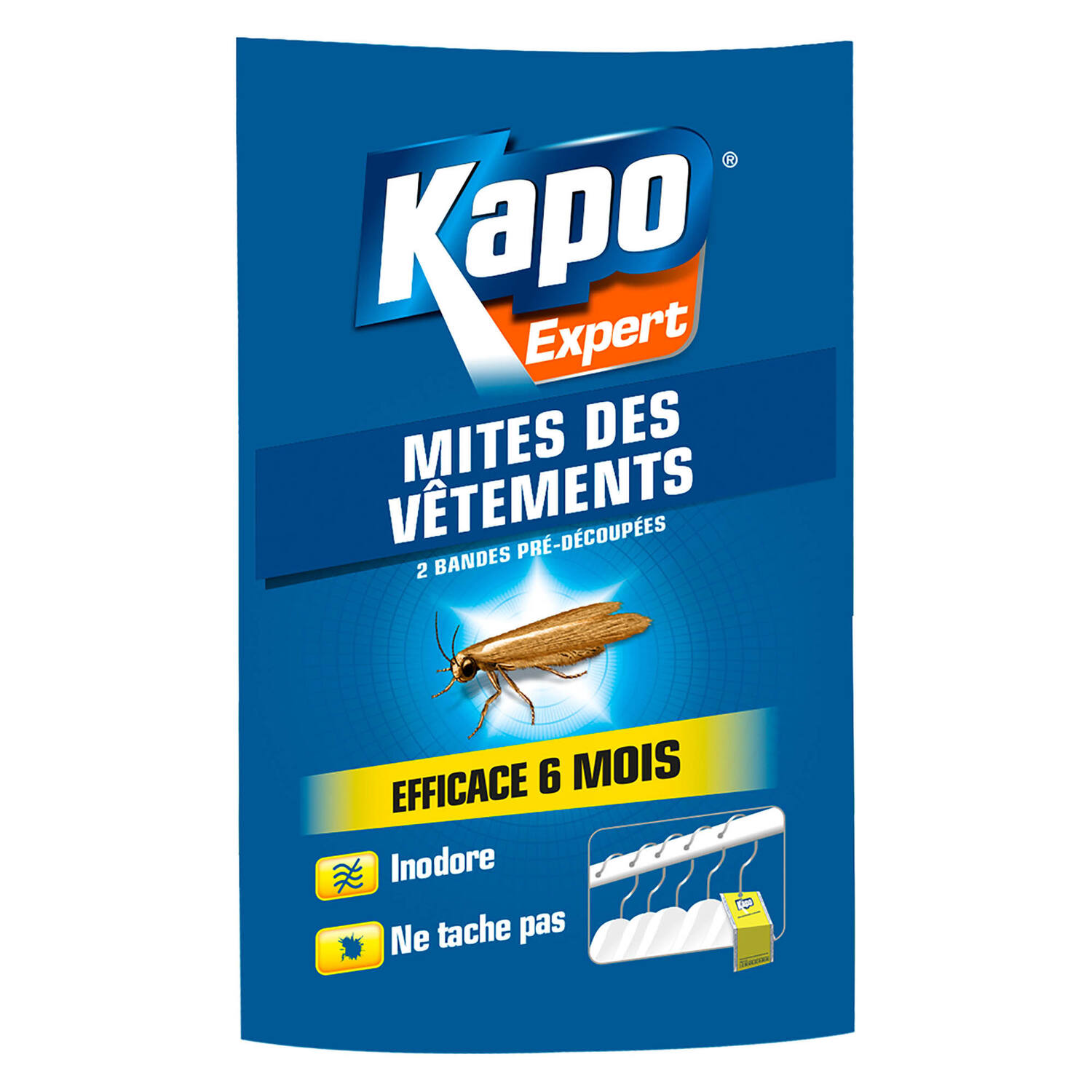 Papier accordéon contre mites des vêtements - KAPO