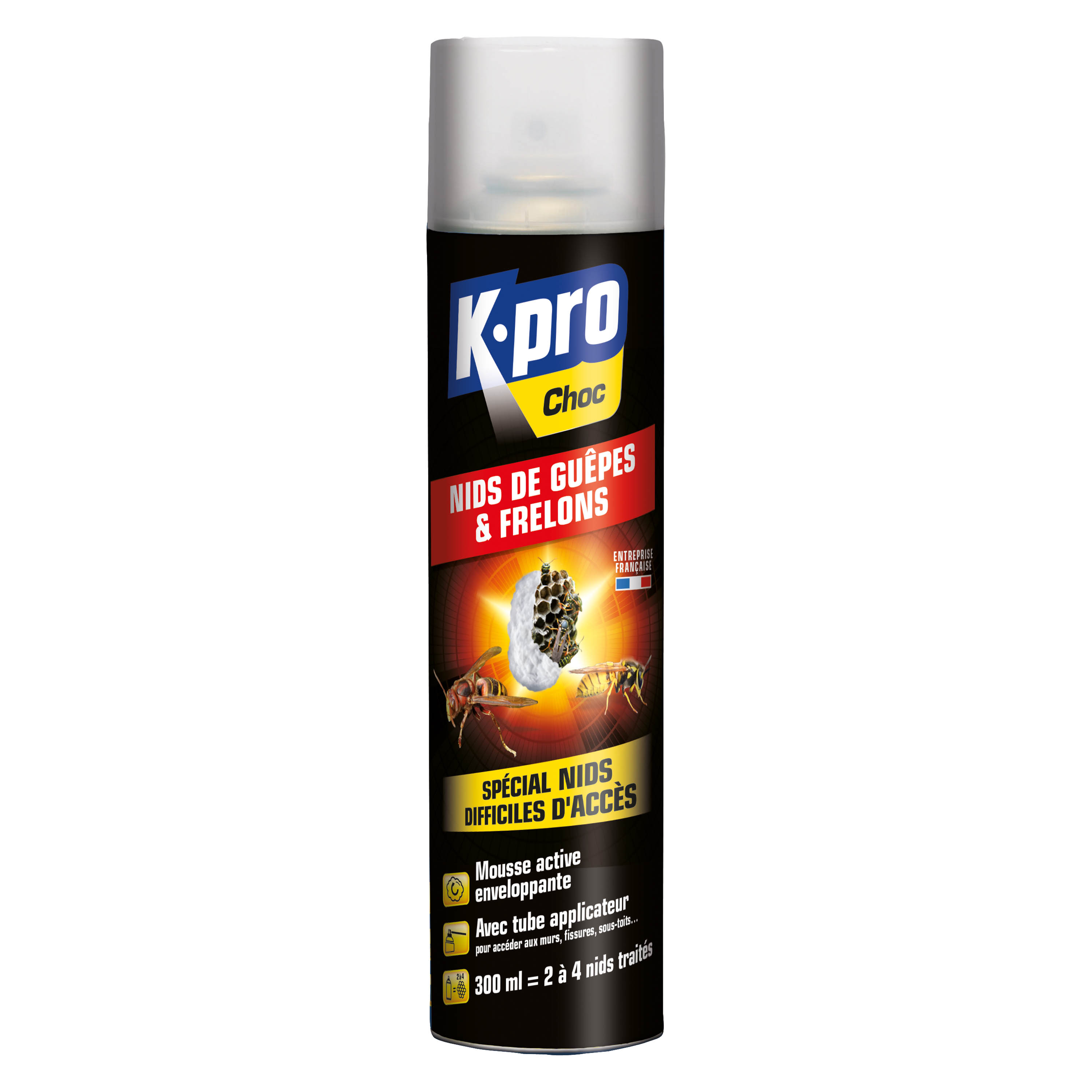 Mousse active enveloppante nids guêpes et frelons - K.PRO
