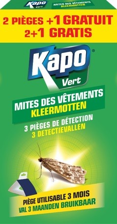 Piége à mites de vêtements 2+1