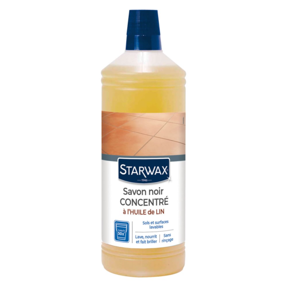 Savon Noir à l'Huile de Lin 1L - STARWAX