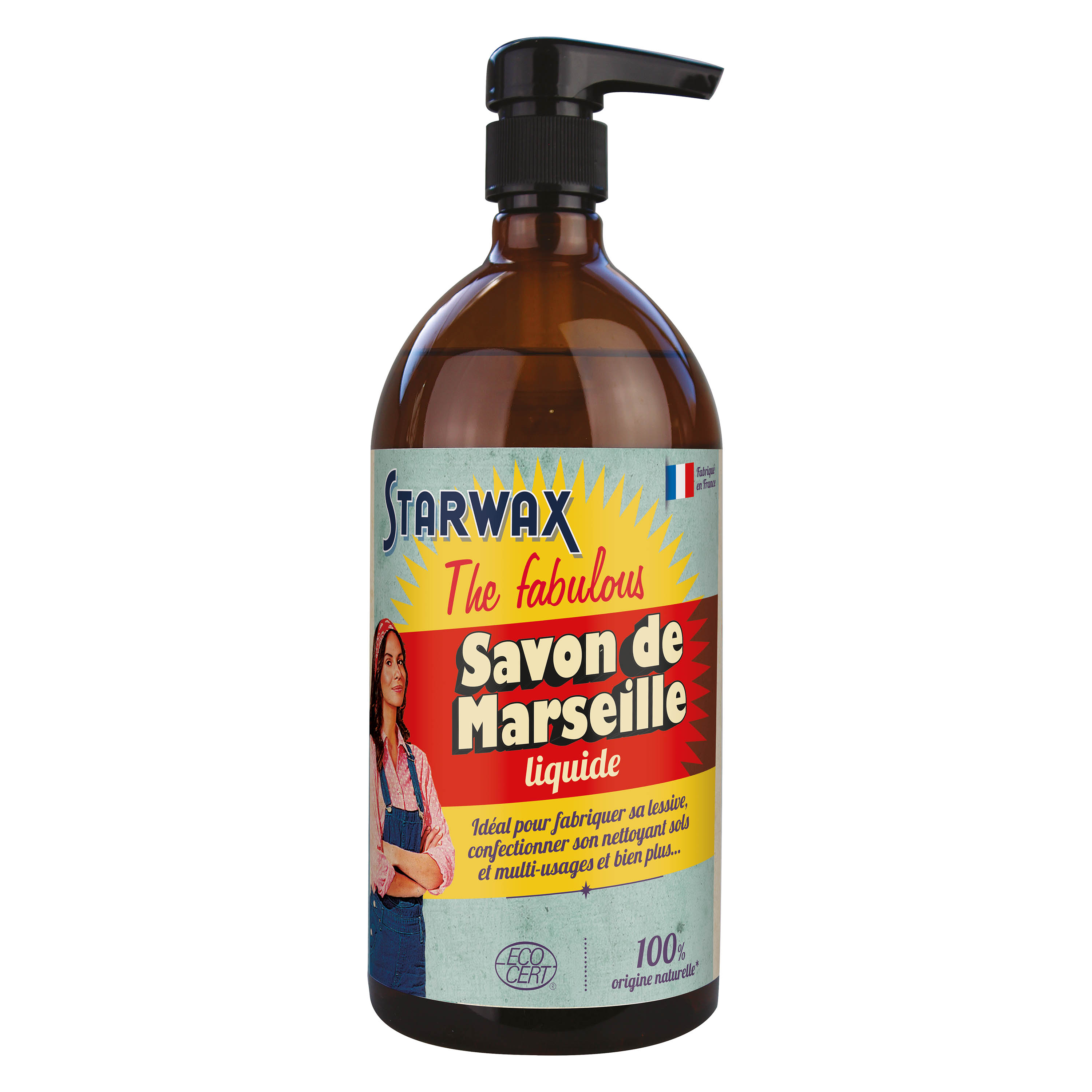 Savon de Marseille Liquide 950ml - STARWAX THE FABULOUS