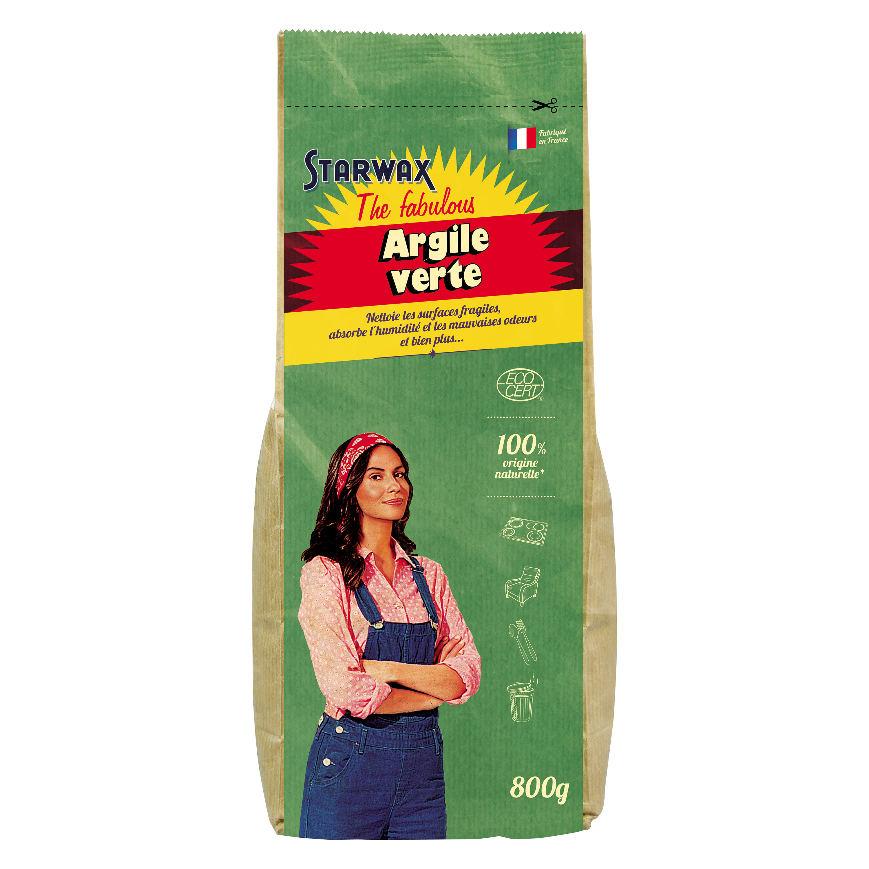 Argile verte 800gr - STARWAX THE FABULOUS