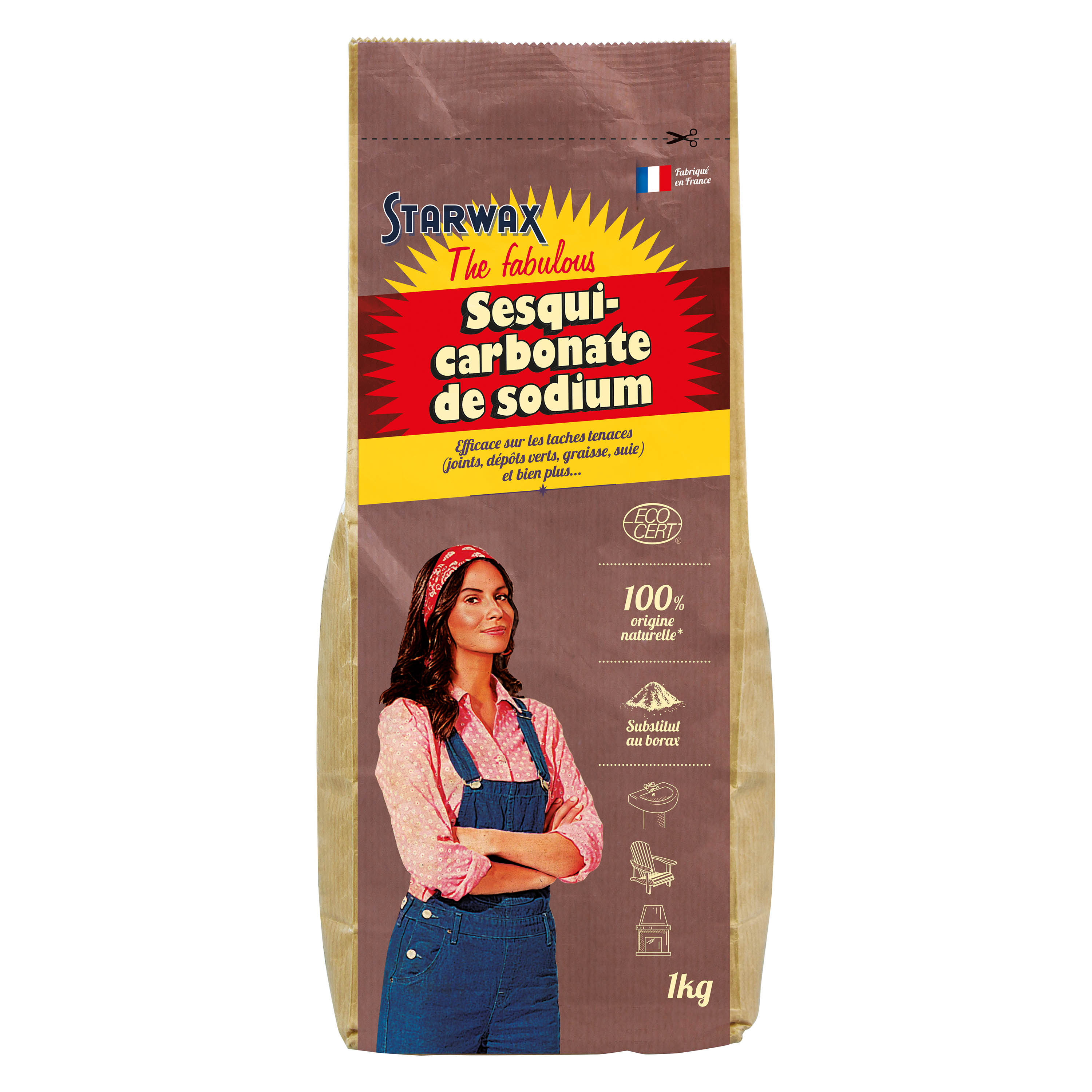 Sesquicarbonate de sodium 1kg - STARWAX THE FABULOUS