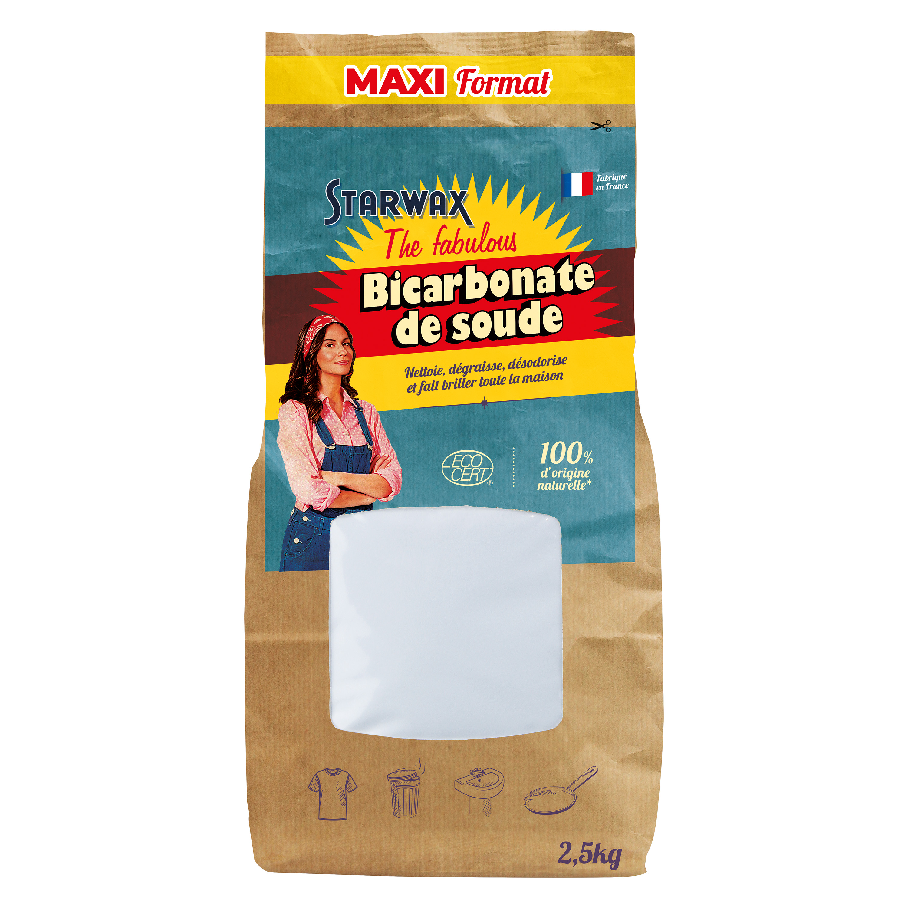 Bicarbonate de soude 2,5kg - STARWAX THE FABULOUS