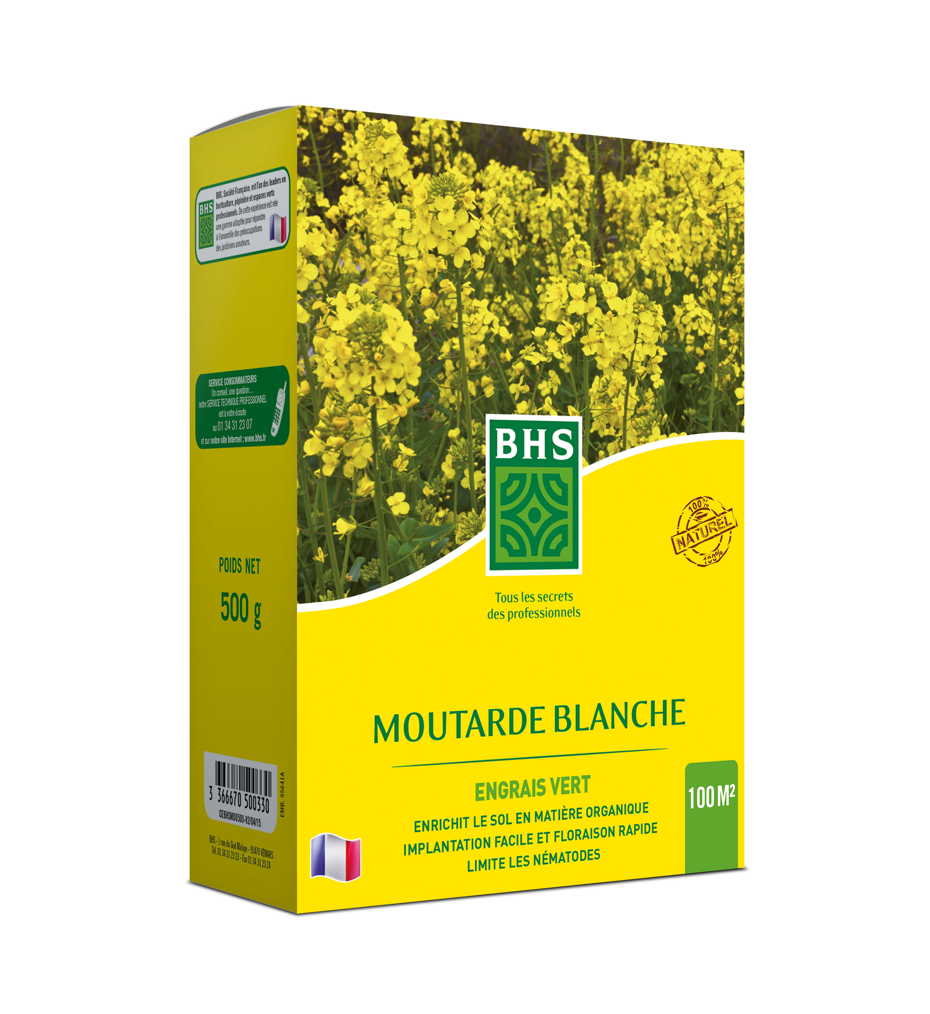 Semence moutarde blanc 0,5kg