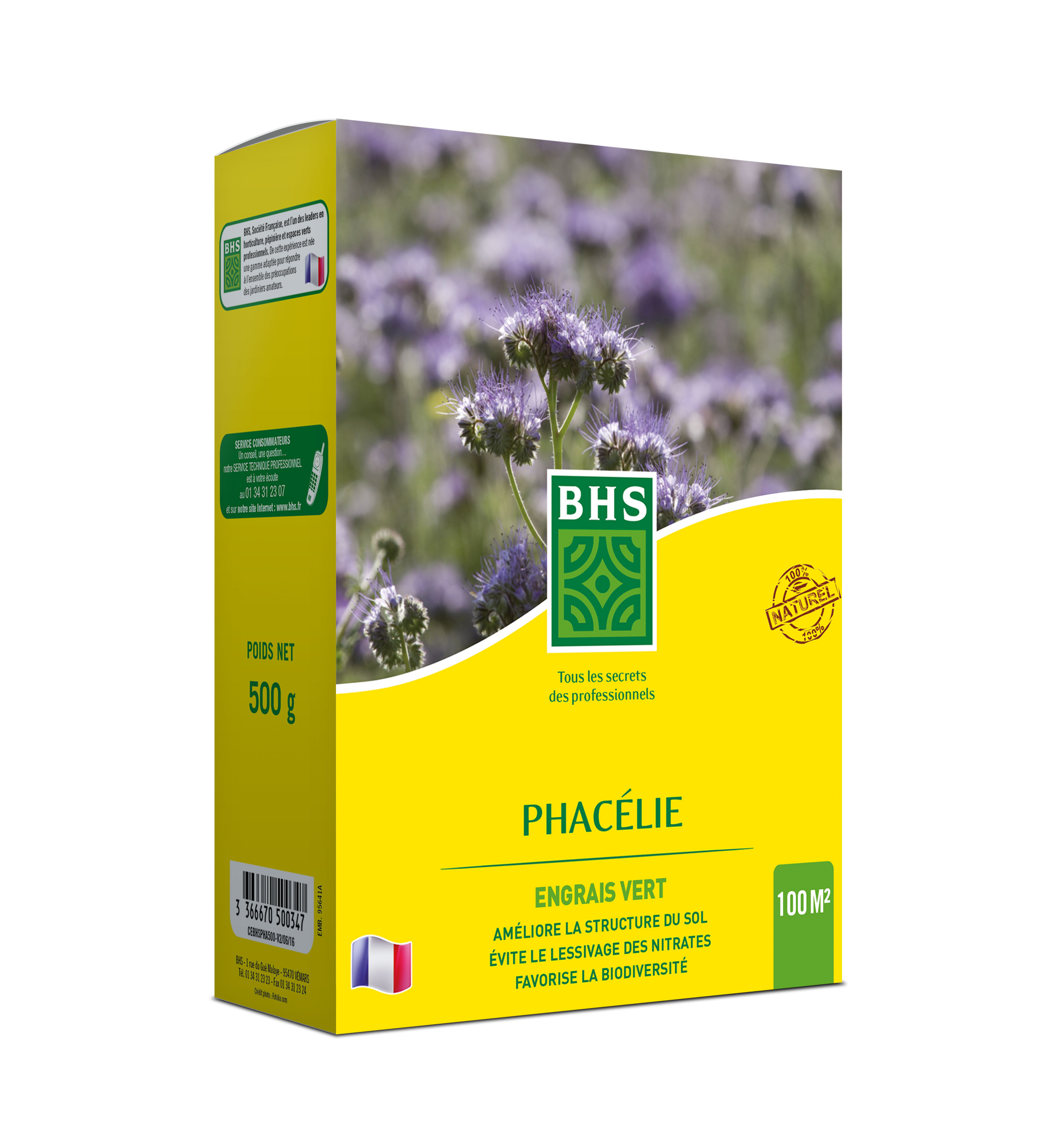 Semence phacelie 0,5kg