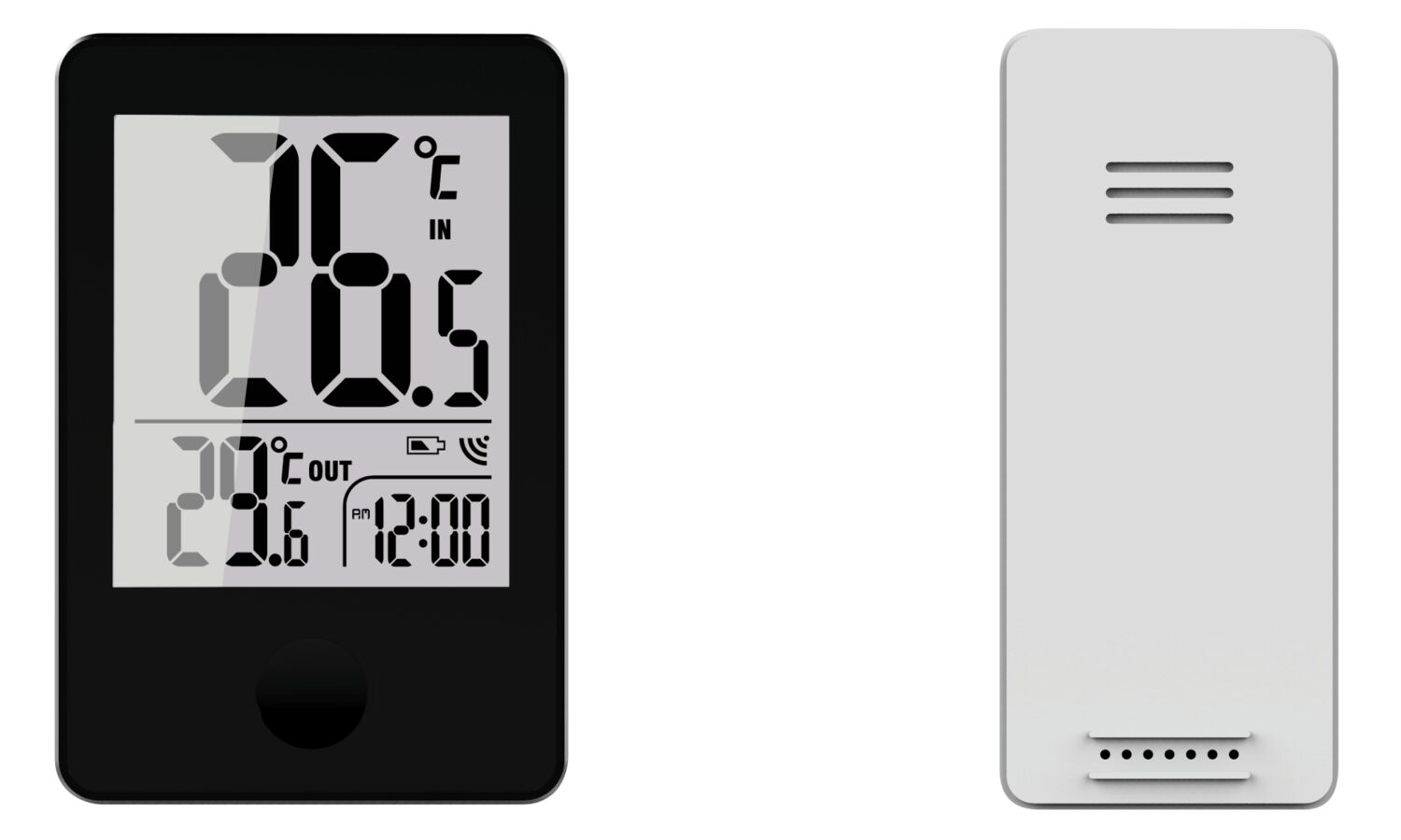 Thermomètre mini/maxi sans fil + capteur extérieur - STIL