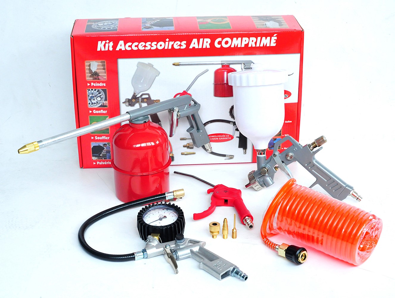 Kit 8 accessoires RACCORD RAPIDE UNIVERSEL