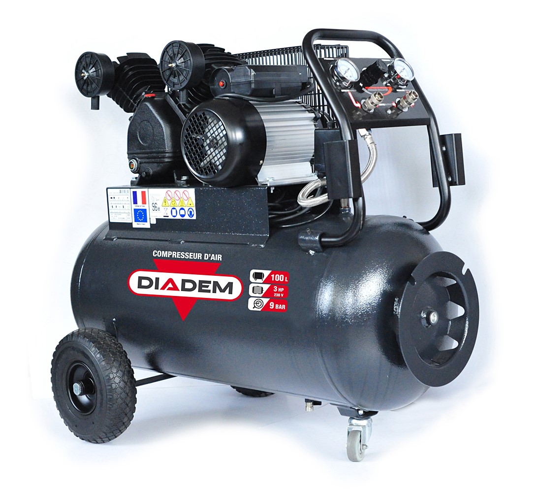 Compresseur Vfonte 100L 3HP 230V Tableau de Bord