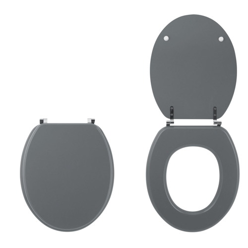Abattant WC Colors Line gris clair mat