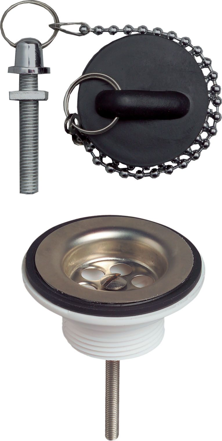 Bonde de lavabo à bouchon - WIRQUIN