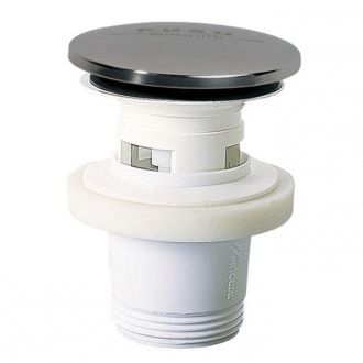 Bonde de lavabo avec clapet en laiton quick-clac