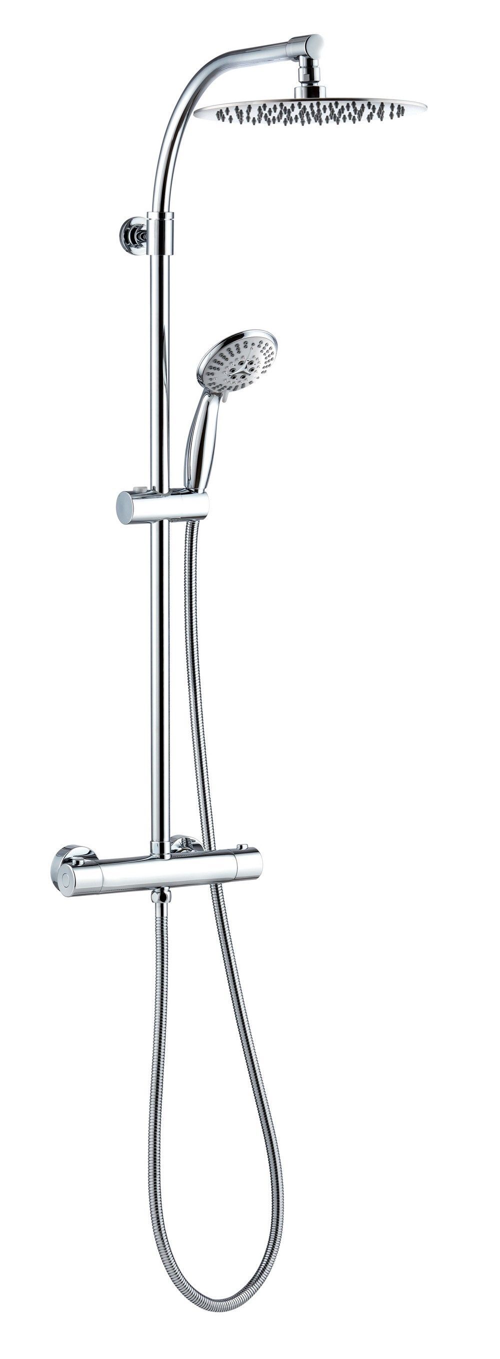 Colonne de douche Milano Switch mitigeur thermostatique - WIRQUIN