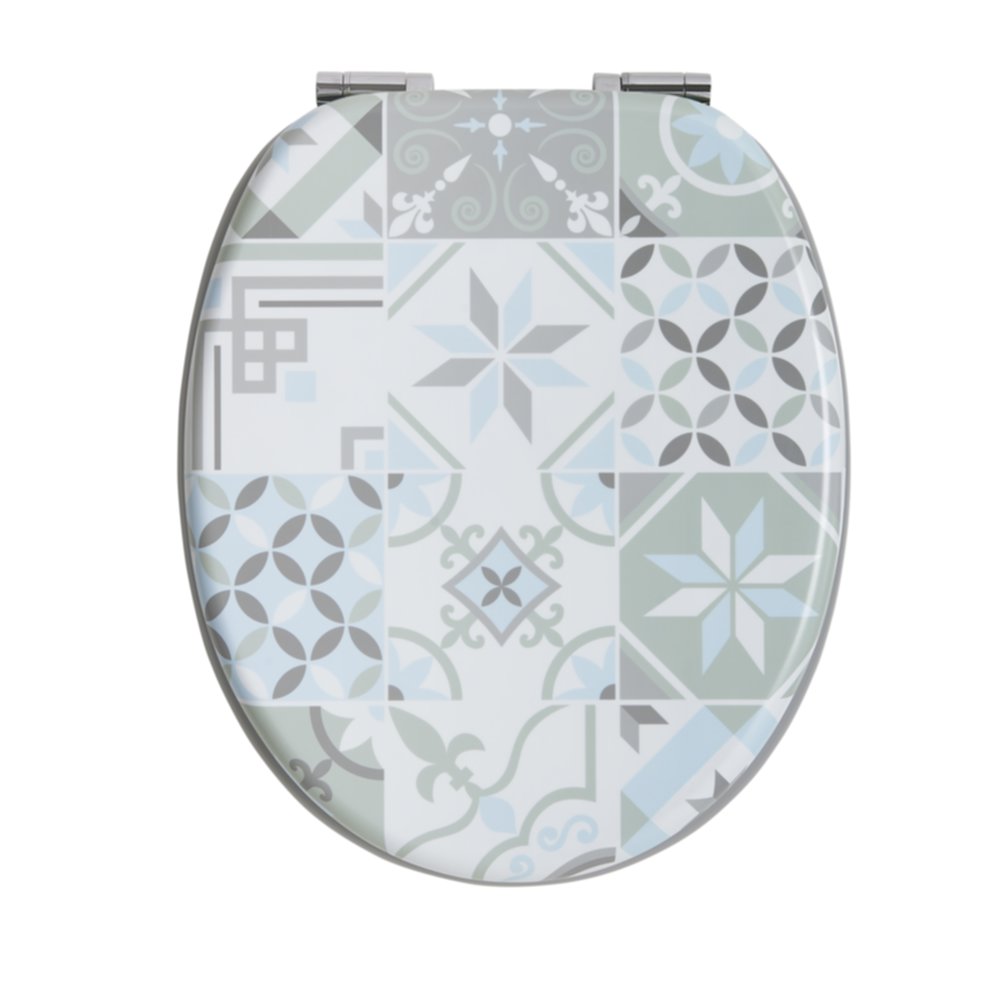 Abattant WC Trendy Line Carreaux de ciment - WIRQUIN