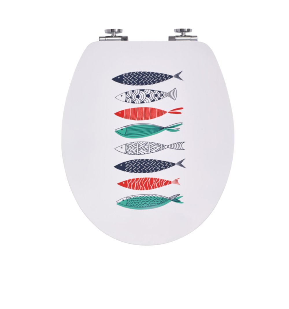 Abattant WC Diplomat Sardines bois compressé - WIRQUIN
