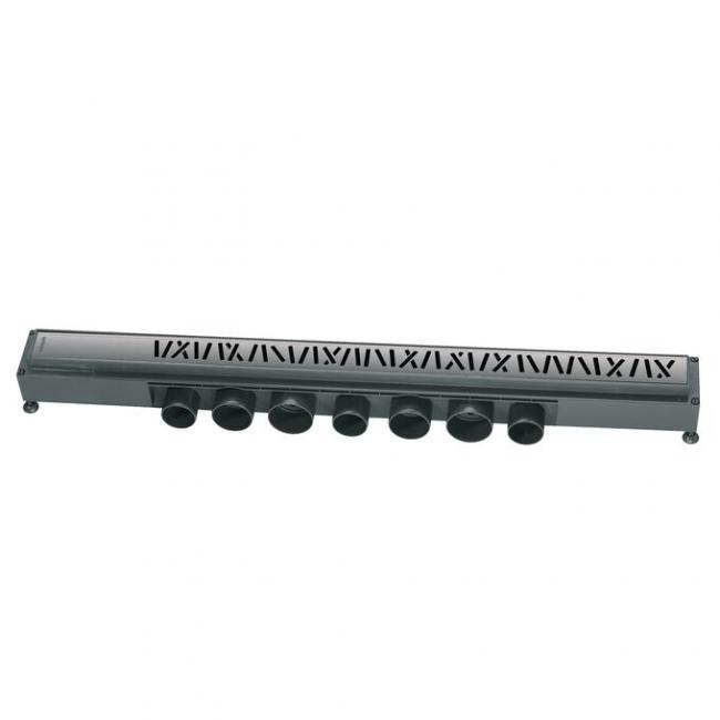 Caniveau pour douche à l'italienne Venisio 800 mm, grille Mikado - WIRQUIN