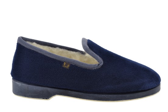Charentaise fourrée laine CIMAISE marine 39