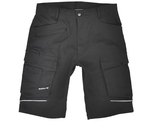 Bermuda travail extensible TERRAGONE Noir T44