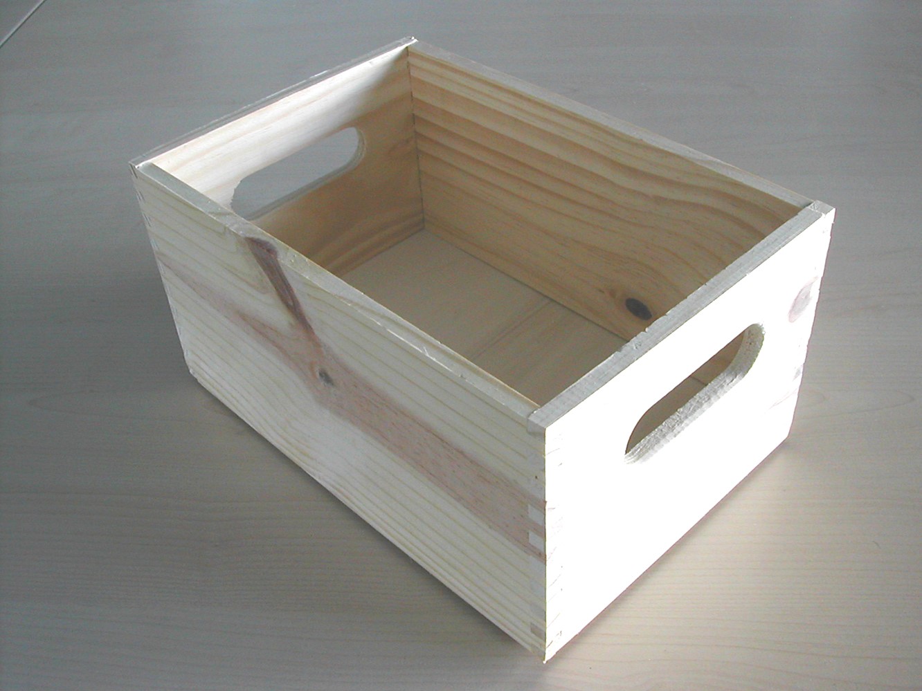 Caisse de rangement en pin 30x20x15cm
