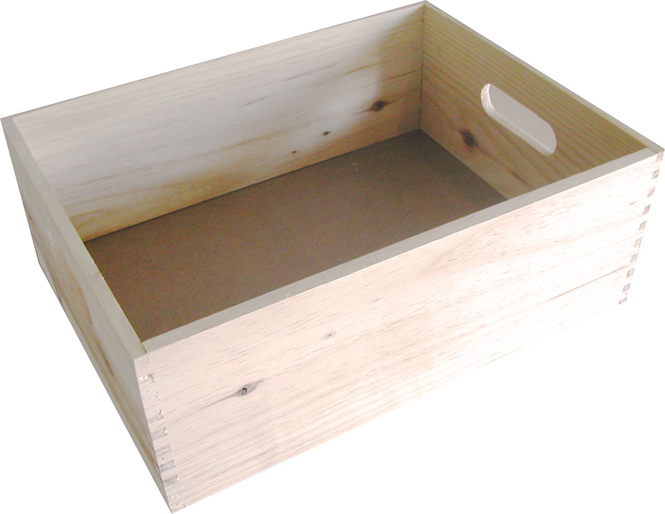 Caisse de rangement en pin massif 40x30x15cm
