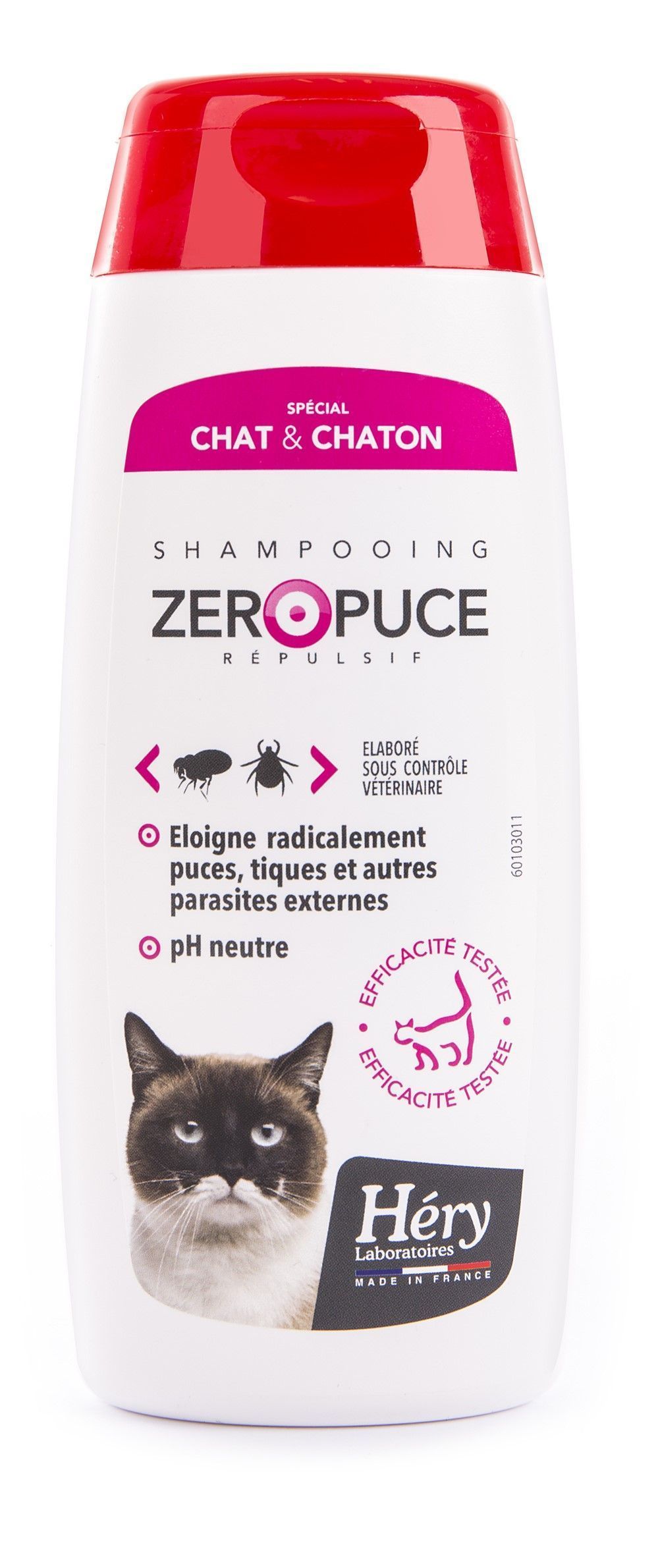 Shampoing zero puce chat 0l2