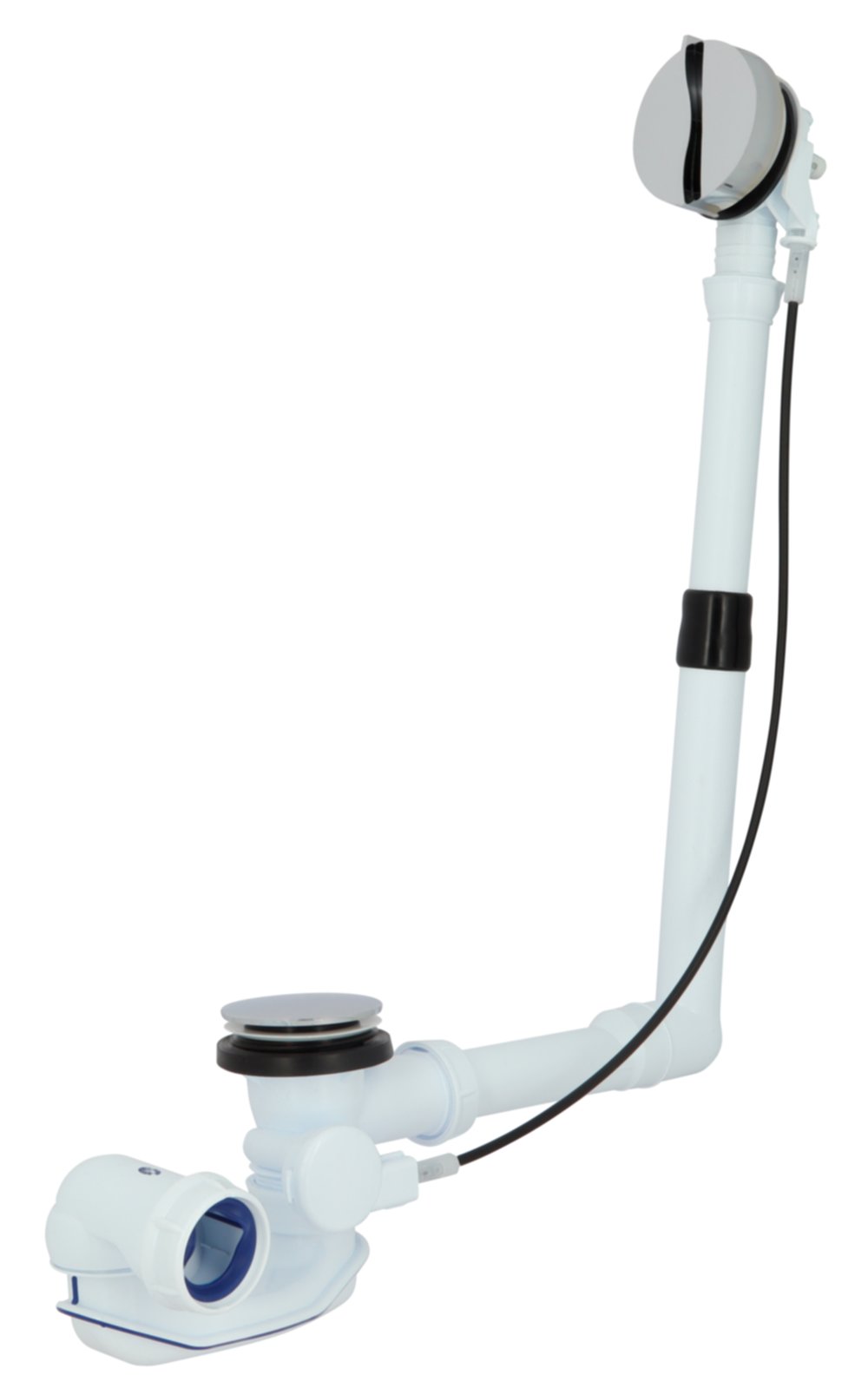 Vidage baignoire vidhooclic avec cable siphon bm wave