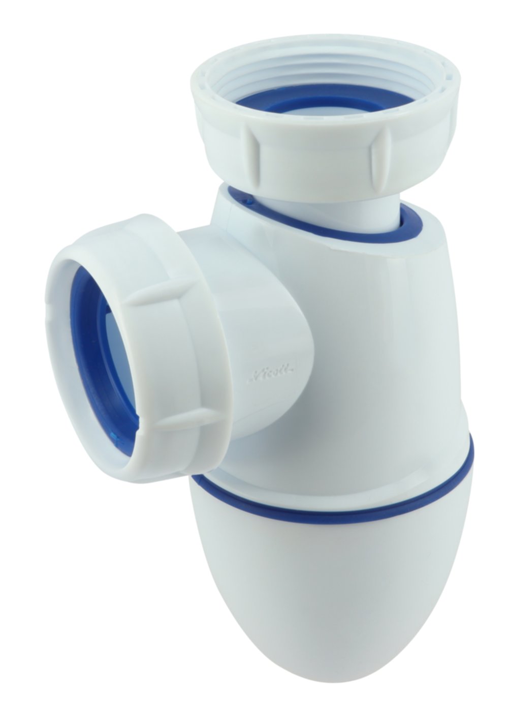 Siphon évier joints intégrés