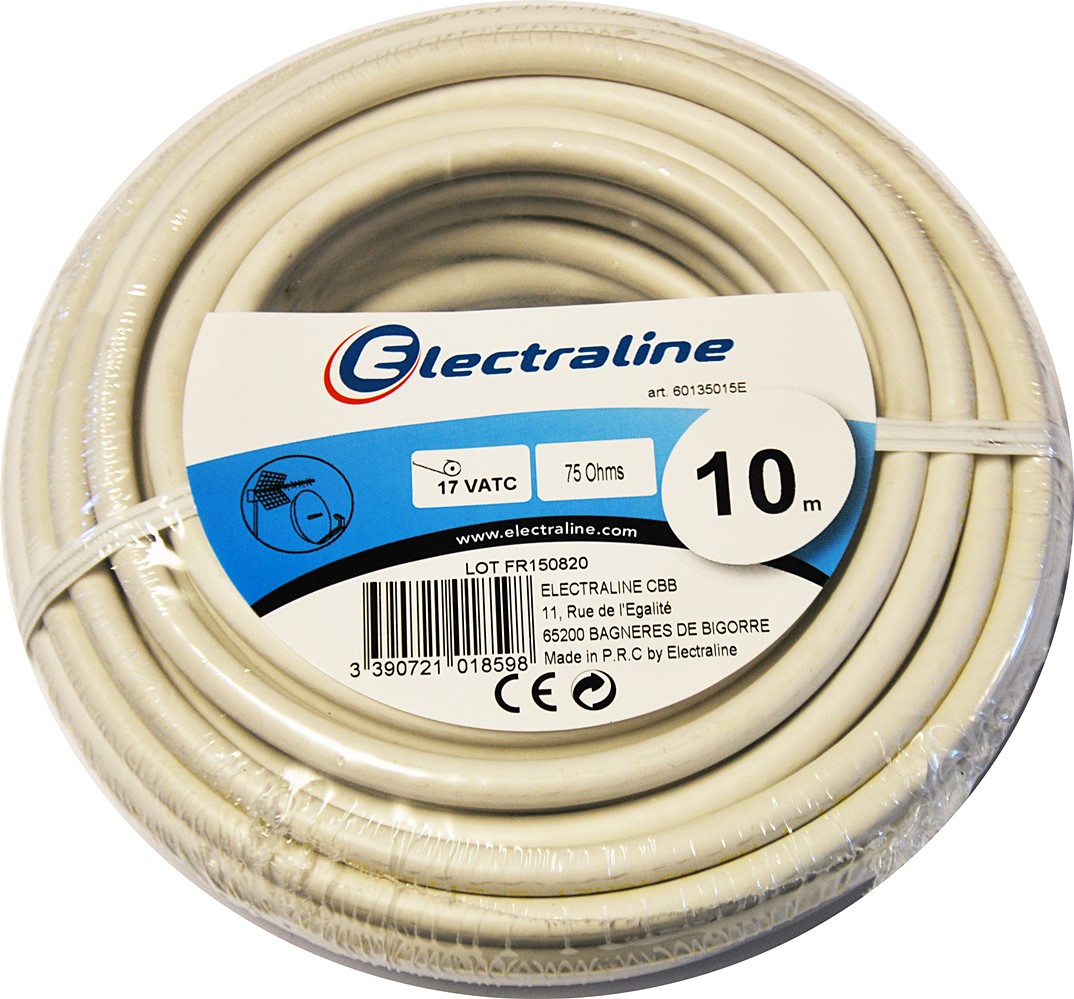 Cour.Film COAX 17 VATCA Blanc 10M