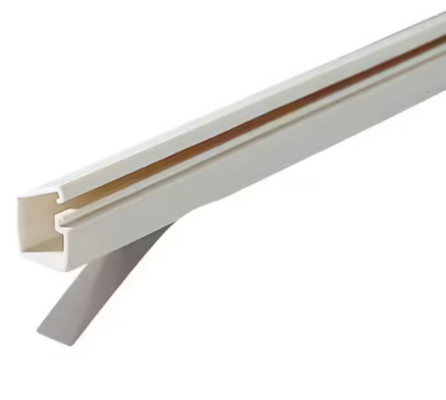 Moulure adhésive blanche PVC 10x10cm L.2m - SANS MARQUE