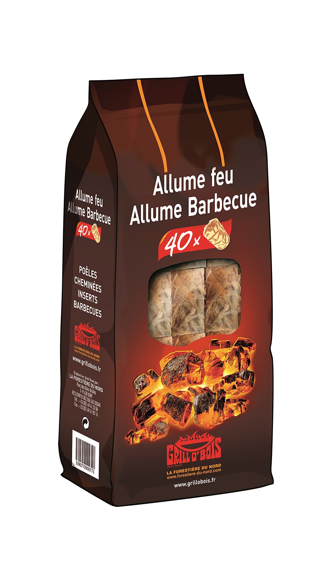 Allume feu et barbecue - GRILL O’BOIS