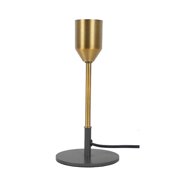 Lampe tiky p métal gris/doré