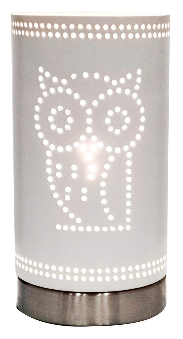 Lampe sensitive hubu chrome/blanc