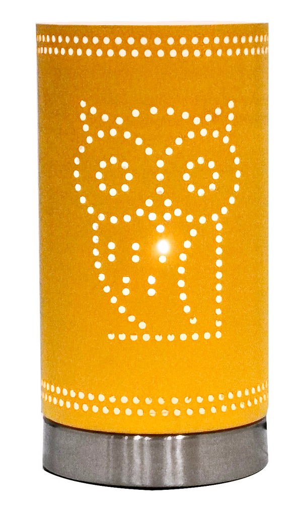 Lampe sensitive hubu chrome/jaune