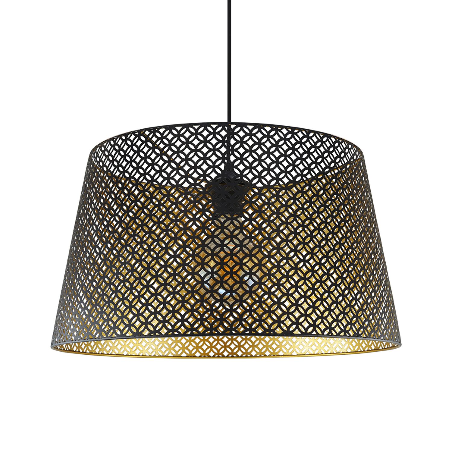 Suspension CHUDEN métal noir diamètre 45cm