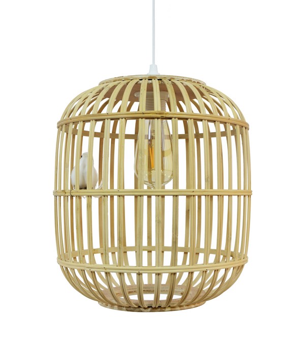Suspension sing pm rotin naturel