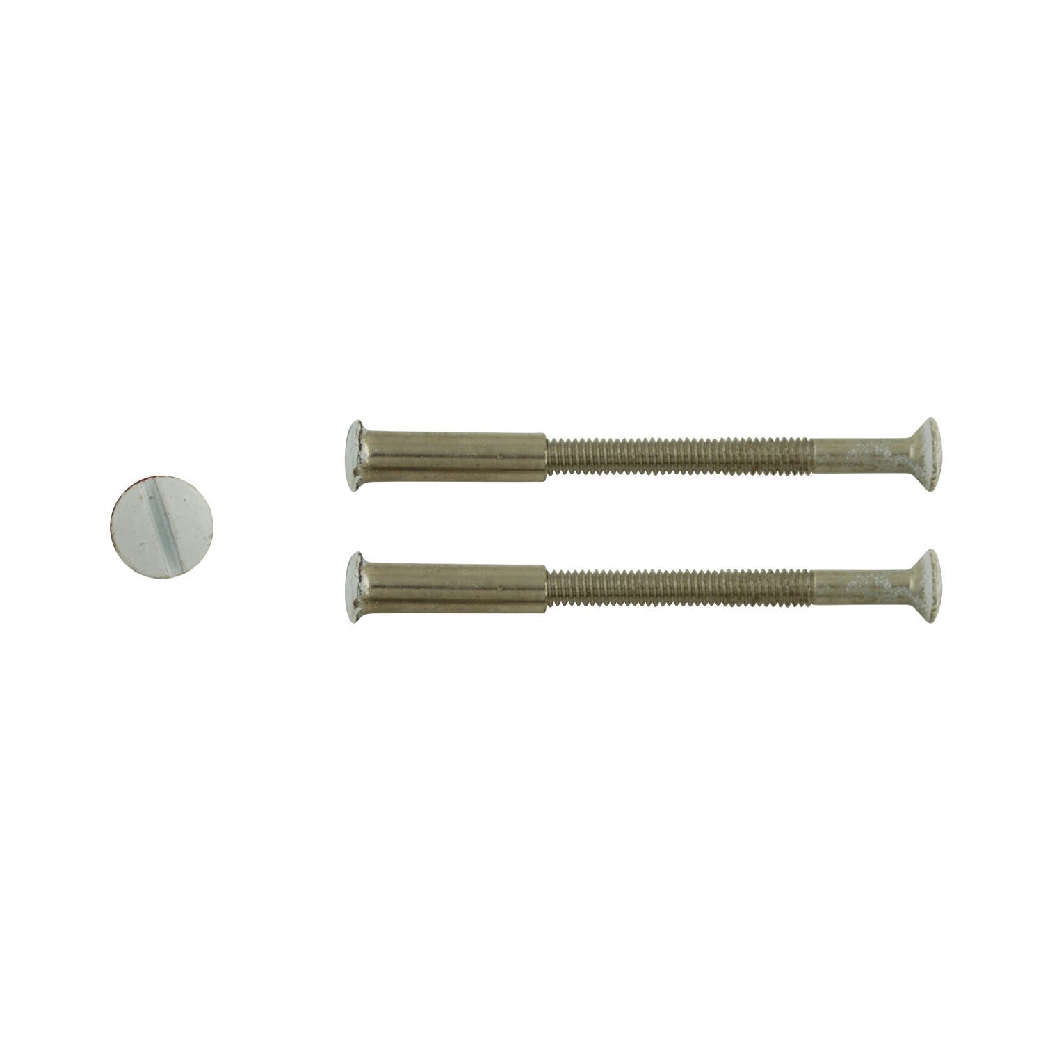 2 vis relieuses acier blanc - LINEA BERTOMANI