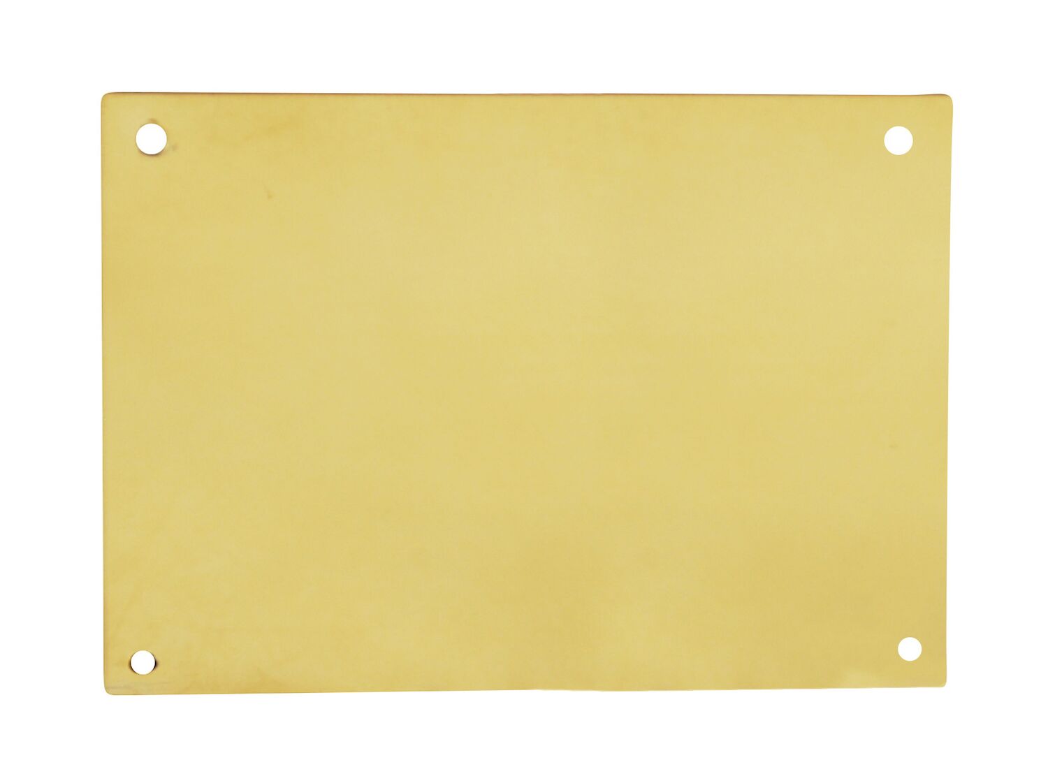 Plaque cache serrure à clouer 60x90mm laiton - LINEA BERTOMANI